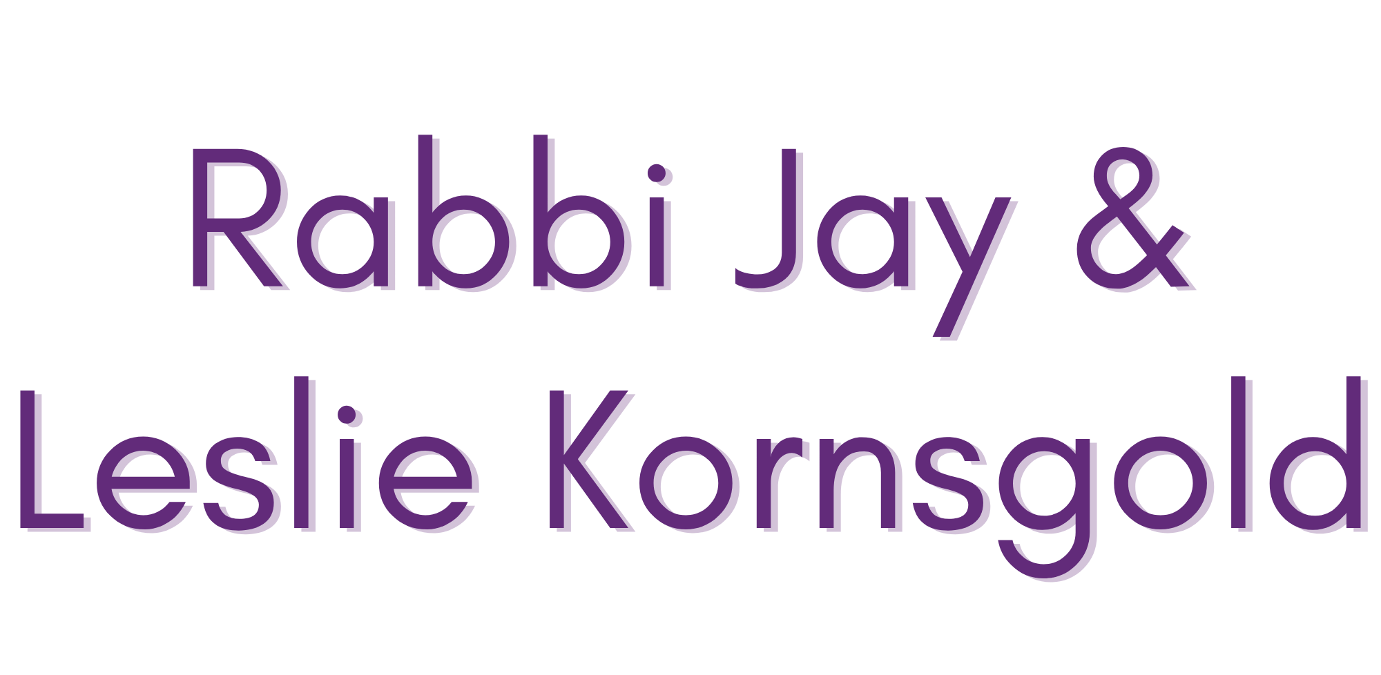 Rabbi Jay & Leslie Kornsgold (2)